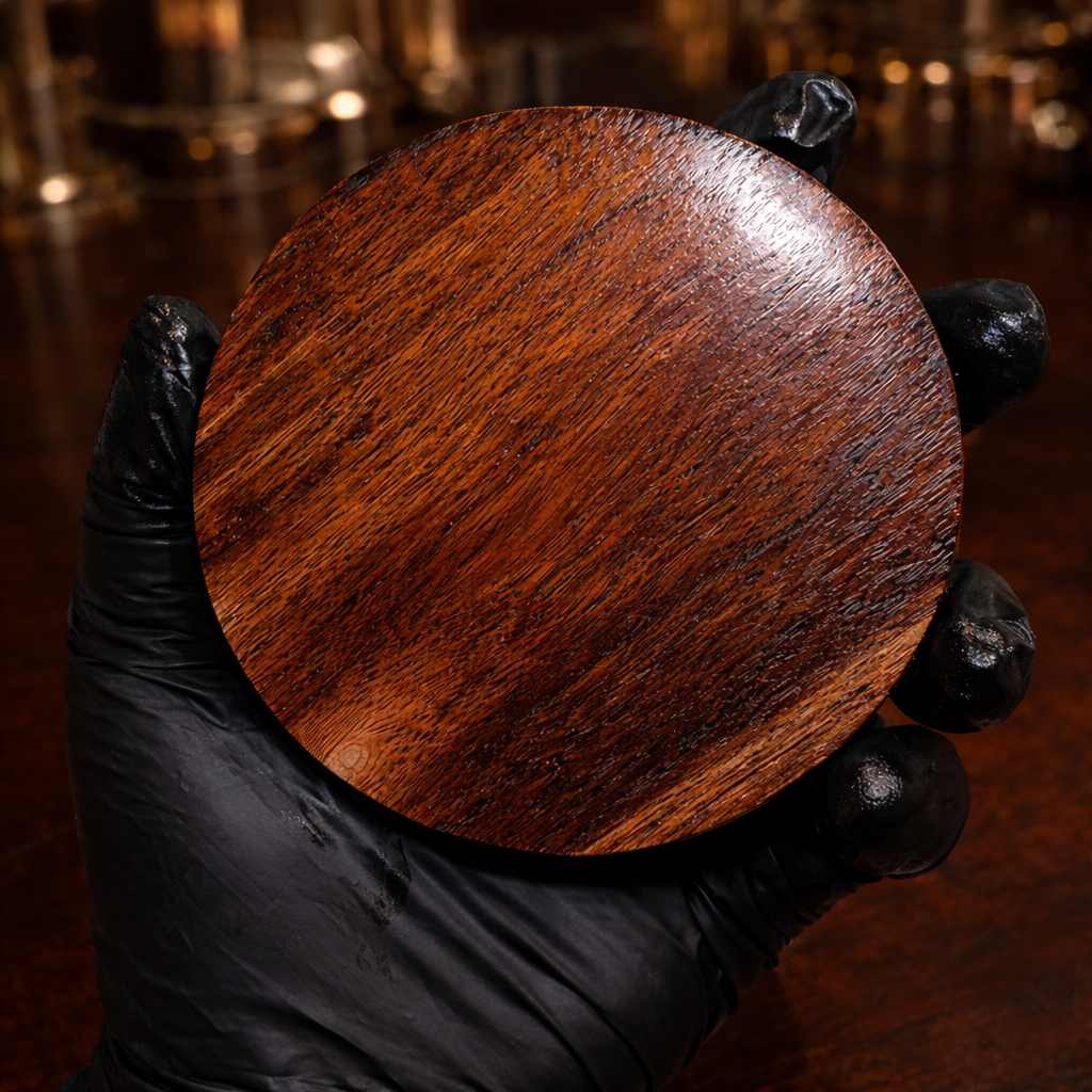 Personalized Wood Coasters (4) – Custom Laser Engraved